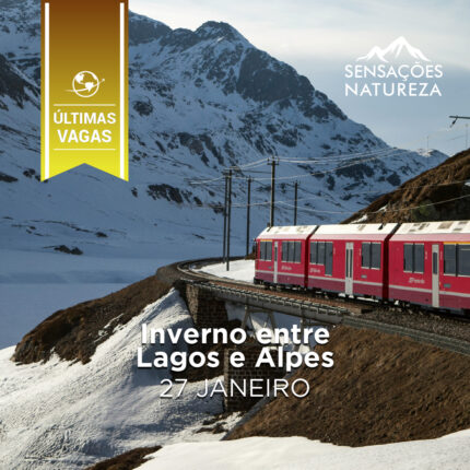 Inverno entre Lagos e Alpes