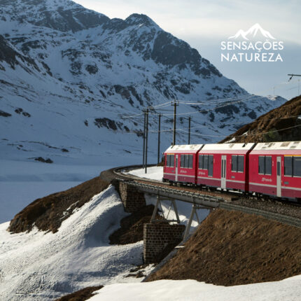 Inverno entre Lagos e Alpes