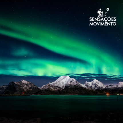 Luzes do Norte na Lapônia